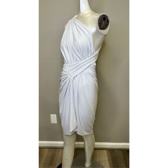NWT J.Angelique Valeria Mini Dress in White solid Knit Size M $295 - Picture 4 of 10